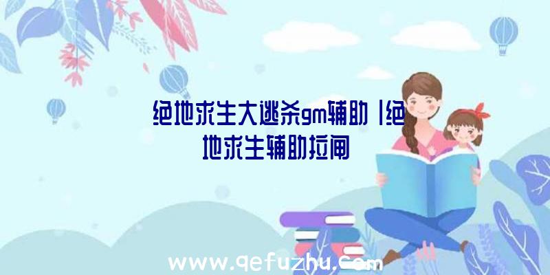 「绝地求生大逃杀gm辅助」|绝地求生辅助拉闸